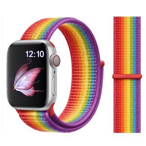 NEW[BAND] Rainbow  Strap Loop For Apple Watch